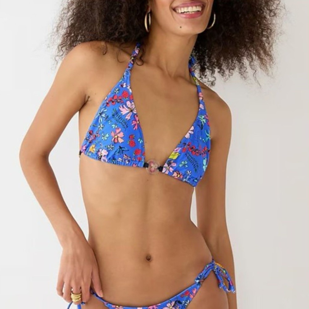 Dauphinette X J. CREW Bikini Set in Cornucopia Floral Size L/ XL - Picture 1 of 16